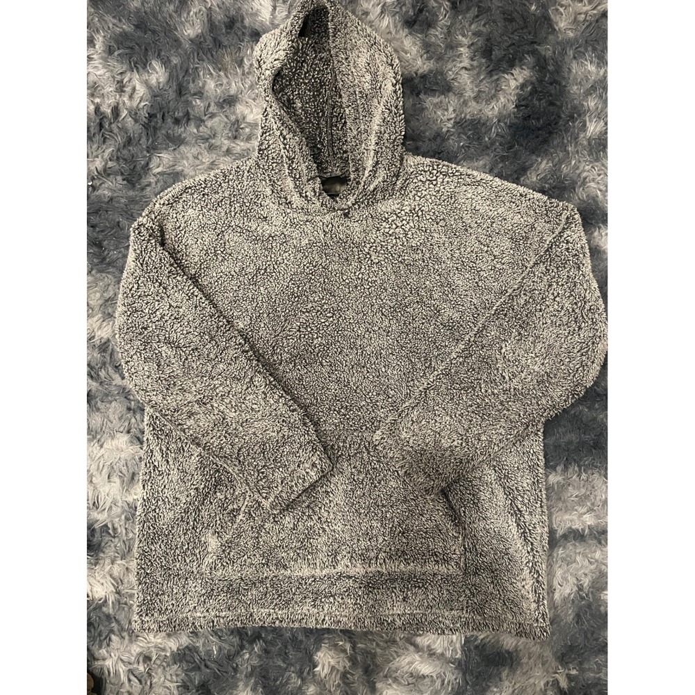 32 Degrees Heat XXL Gray Fuzzy‎ Pullover Hoodie Comfy Loungewear
